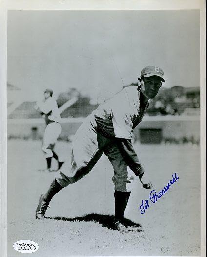 Tot Pressnell Brooklyn Dodgers Signed Jsa Sticker 8x10 Photo Authentic Autograph - Autographed MLB Photos