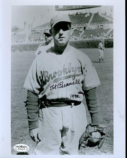 Tot Pressnell Brooklyn Dodgers Signed Jsa Sticker 8x10 Photo Authentic Autograph - Autographed MLB Photos