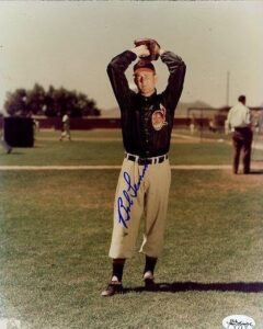 bob lemon signed jsa cert sticker authentic autograph - autographed mlb photos