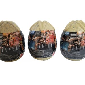 Mega Construx Aliens Xenomorph Eggs Blind Figures from Series 2 Black Series (Pack of 3)