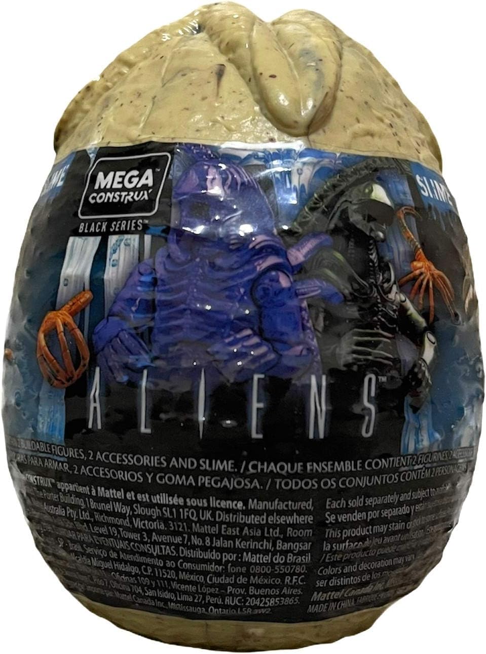 Mega Construx Aliens Xenomorph Eggs Blind Figures from Series 2 Black Series (Pack of 3)