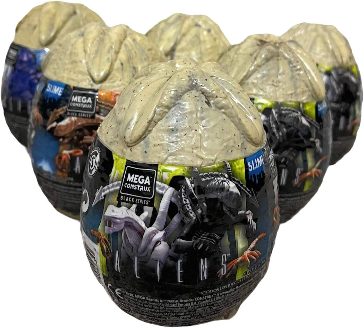 Mega Construx Aliens Xenomorph Eggs Blind Figures from Series 2 Black Series (Pack of 3)