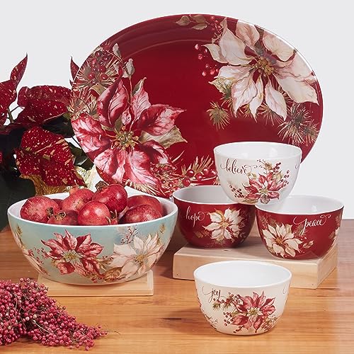 Certified International Winters Joy 16 Piece Dinnerware Set, Service for 4, Multicolor