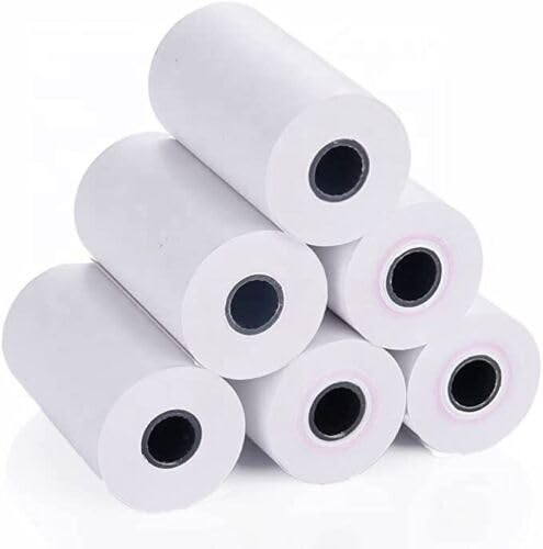 (200 rolls) 2 1/4 X 50 Thermal Paper Rolls Verifone Vx520 Ingenico ICT220 ICT250 FD400 Clover Mini Receipt Paper and Mobile Printer Square Terminal register receipt paper rolls