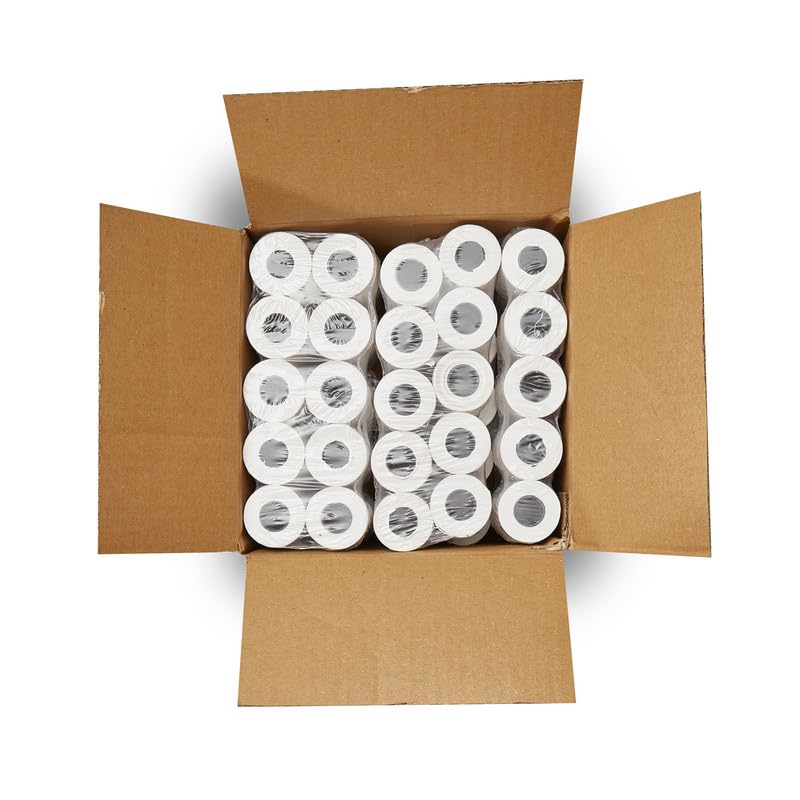 (200 rolls) 2 1/4 X 50 Thermal Paper Rolls Verifone Vx520 Ingenico ICT220 ICT250 FD400 Clover Mini Receipt Paper and Mobile Printer Square Terminal register receipt paper rolls