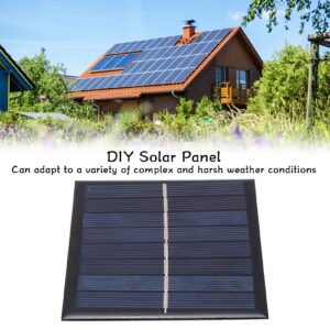 1W Solar Panel 4V High Conversion Rate Energy Saving High Stability Solar Charging Panel DIY Solar Power Charger Kit for Reliable, Affordable, and Eco Friendly Energy