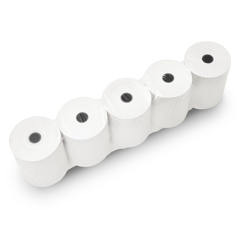 Clover PoS 3-1/8" x 230' (50 GSM) Thermal Receipt Paper - 50 New Rolls from ShopSmart Online