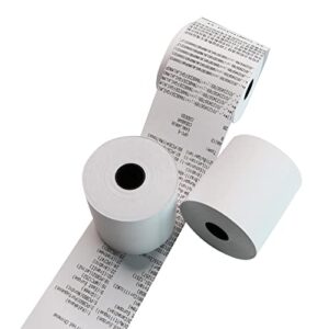 (5 Rolls) 3 1/8 x 230 Thermal Paper (80mm x 70m) premium tape for Square POS System, Register Thermal Receipt Paper Rolls for TM-T88III, TM-T88IV, TM-T88V, TSP100, CT-S300, CT-S2000, M129B, M129C