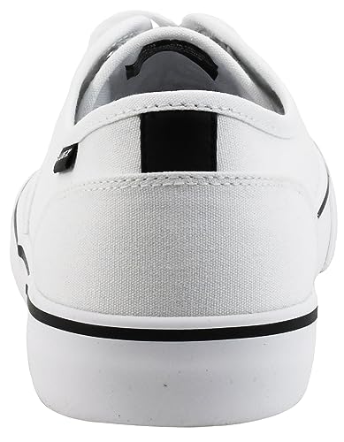 Lugz Men's Lear Shoes, White/Black, 10 M