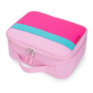 HawLander Insulated Kids Lunch Box Bag for Boys and Girls, Standard Size for School, Pink