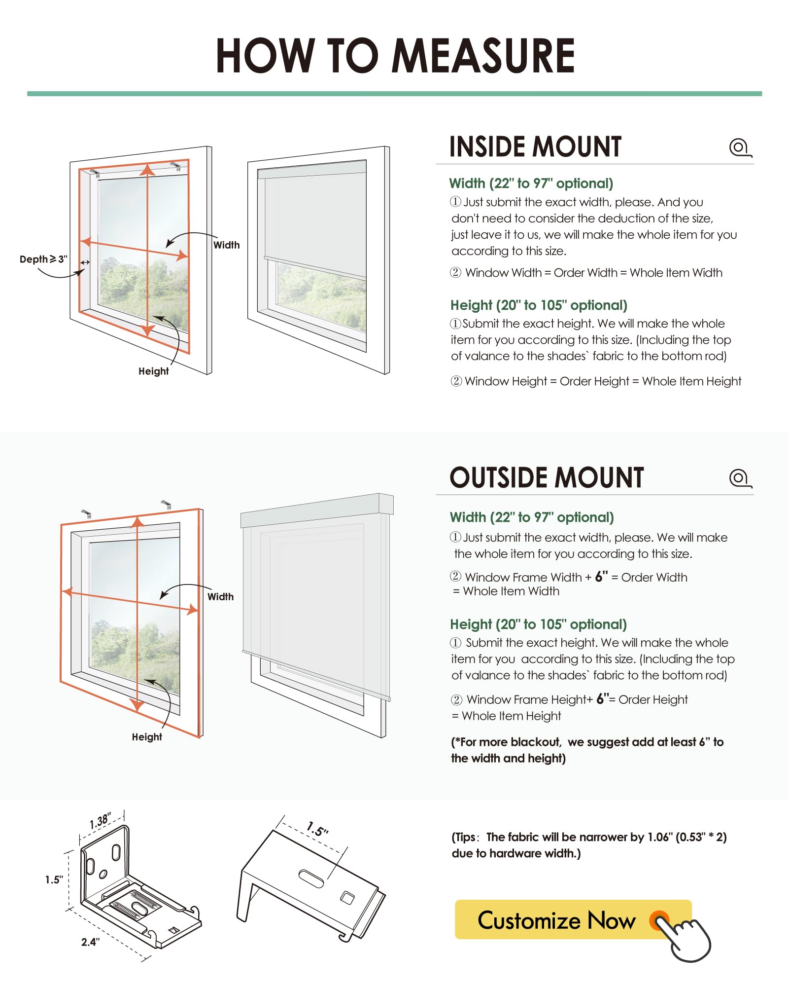 Yoolax Motorized Blinds with Remote, Blackout Smart Blinds Fabric Motorized Roller Shades Compatible with Alexa, Automatic Blinds for Windows Customized Size (Light Grey)