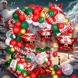 AULE Christmas Balloon Garland Arch Kit 120Pcs Balloons for Xmas