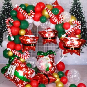 AULE Christmas Balloon Garland Arch Kit 120Pcs Balloons for Xmas