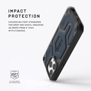 URBAN ARMOR GEAR UAG Case [Updated Ver.] Compatible with iPhone 15 Pro Case 6.1" Monarch Pro Mallard Built-in Magnet Compatible with MagSafe Charging Premium Rugged Military Grade Protective Cover