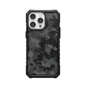 URBAN ARMOR GEAR UAG Case [Updated Ver] Compatible with iPhone 15 Pro Max Case 6.7" Pathfinder SE Midnight Camo Built-in Magnet Compatible with MagSafe Charging Rugged MIL-STD Protective Cover