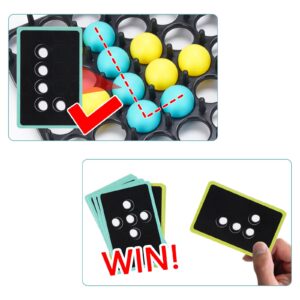 LANBOUY Bounce Ball Party Game, Table Top Games Family Party Jumping Connect Tabletop Board Games Toys Bounce Battle Ball Game, Funny Ball Tabletop Game Toys for Adults and Kids