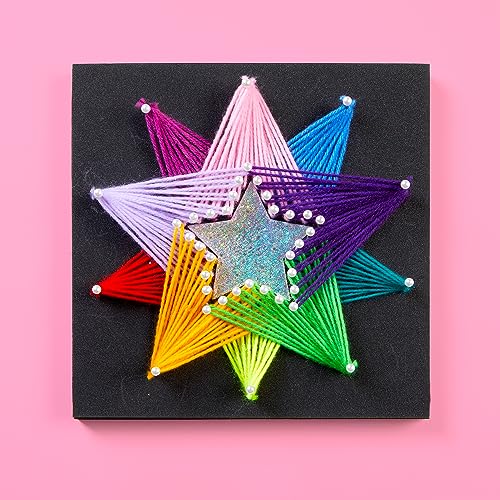 Dan&Darci Art Craft Kit for Kids - Unicorn & Star String Art Set for Girls & Boys Ages 8-12 - Arts and Crafts Gifts