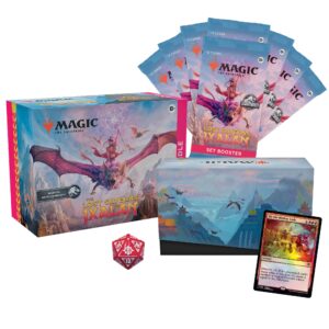 magic: the gathering the lost caverns of ixalan bundle - 8 set boosters + accessories