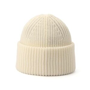 Coach Women's Patch Beanie, Chalk