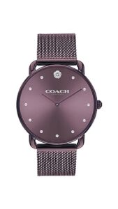 coach elliot women's watch | elegant and sophisticated stles combined | premium quality timepiece for everyday wear | water resistant | (model 14504211)