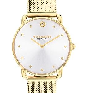 Coach Elliot Women's Watch | Elegant and Sophisticated Stles Combined | Premium Quality Timepiece for Everyday Wear | Water Resistant | (Model 14504208)