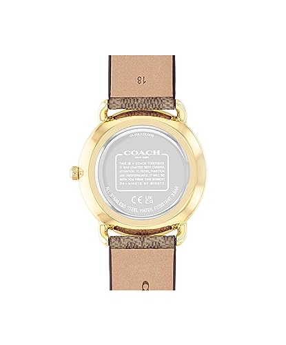 Coach Elliot Women's Watch | Elegant and Sophisticated Stles Combined | Premium Quality Timepiece for Everyday Wear | Water Resistant | (Model 14504205)