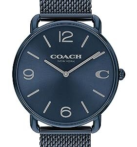 Coach Elliot Men's Watch | Contemporary Minimalism with Distinctive Artistry | A True Classic Designed for Every Occasion | Water Resistant (Model 14602650)