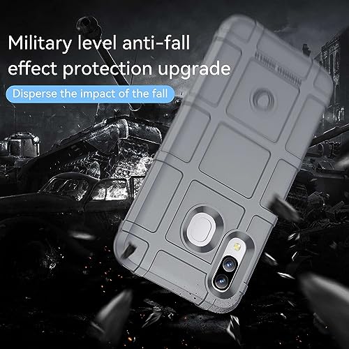 Phone case for Samsung Galaxy A40,Refined Carbon Fiber,Anti-Fall,Anti-Fingerprint,360°Full Protection