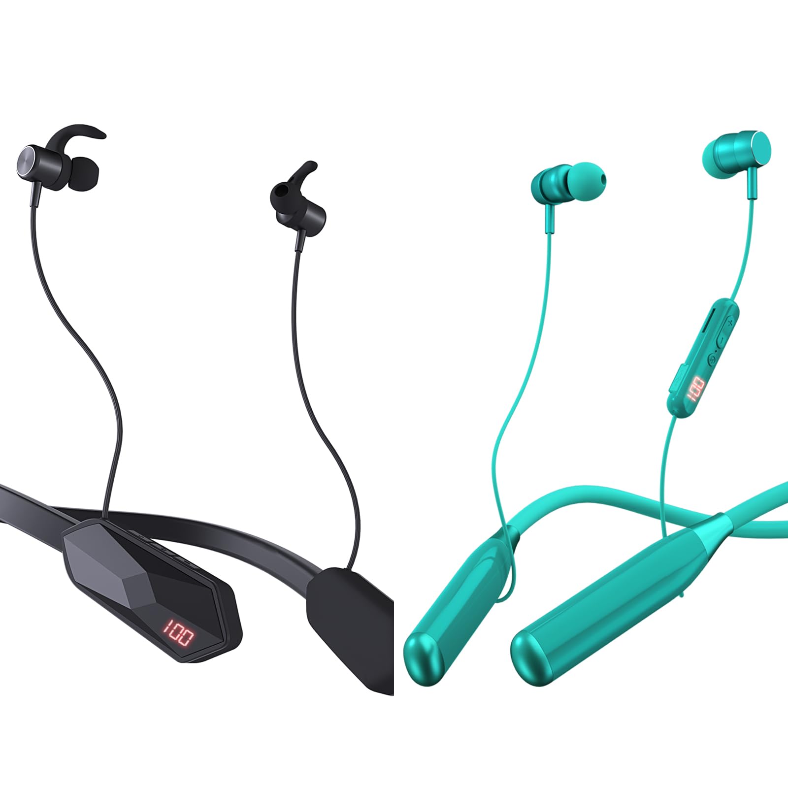 CCICITA Long Battery Life Neckband Bluetooth Headphones, X8 (150H Playtime) & X9 (200H Playtime)