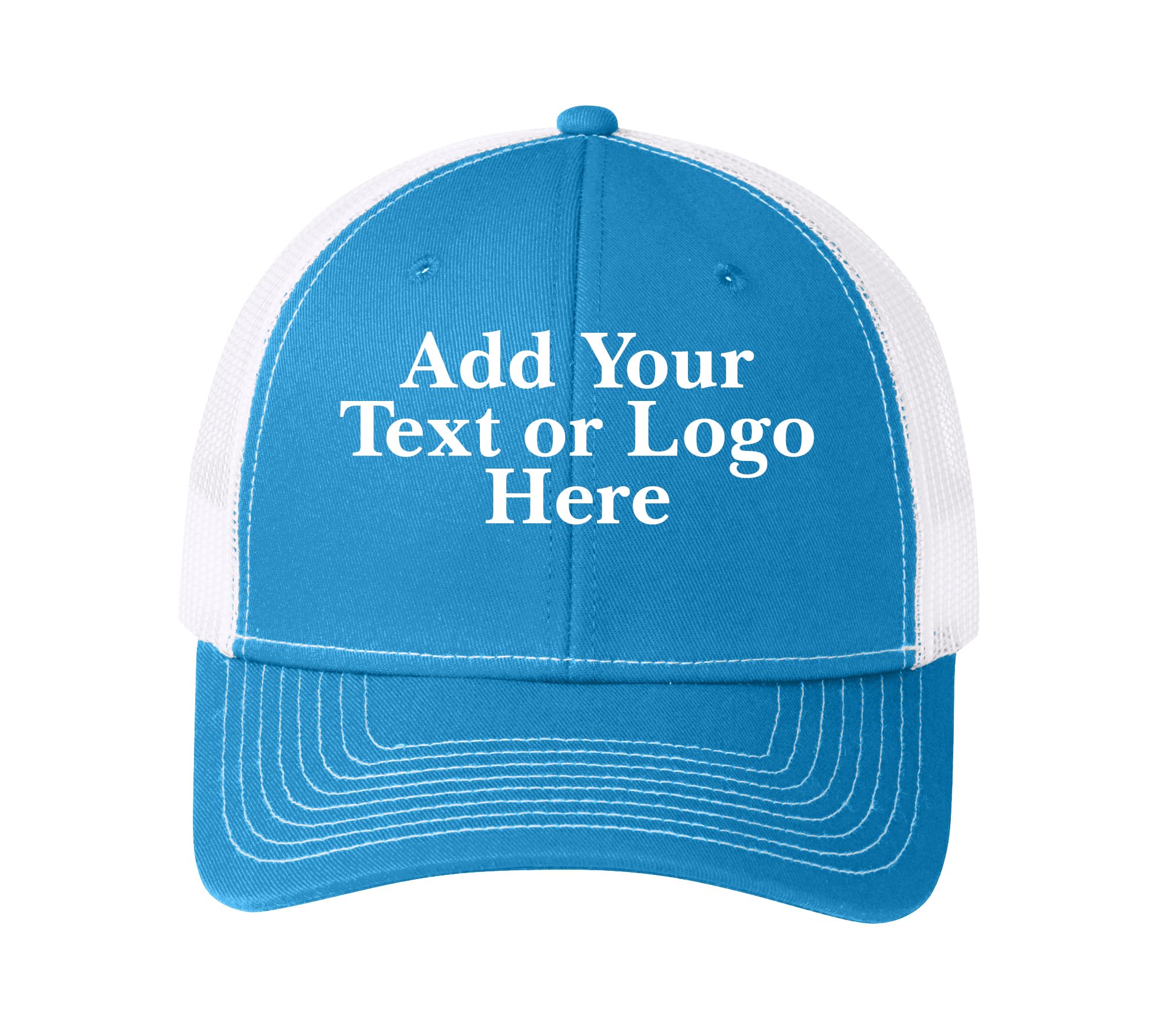 Custom Logo Embroidered Trucker Hats for Men Adjustable Snapback Mesh Cap Great for Outdoors Baseball Cap