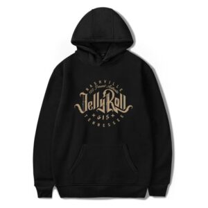 wylinger jelly roll merch hoodie after hours tour 2023 sweatshirt women men long sleeve pullover streetwear (black,medium)