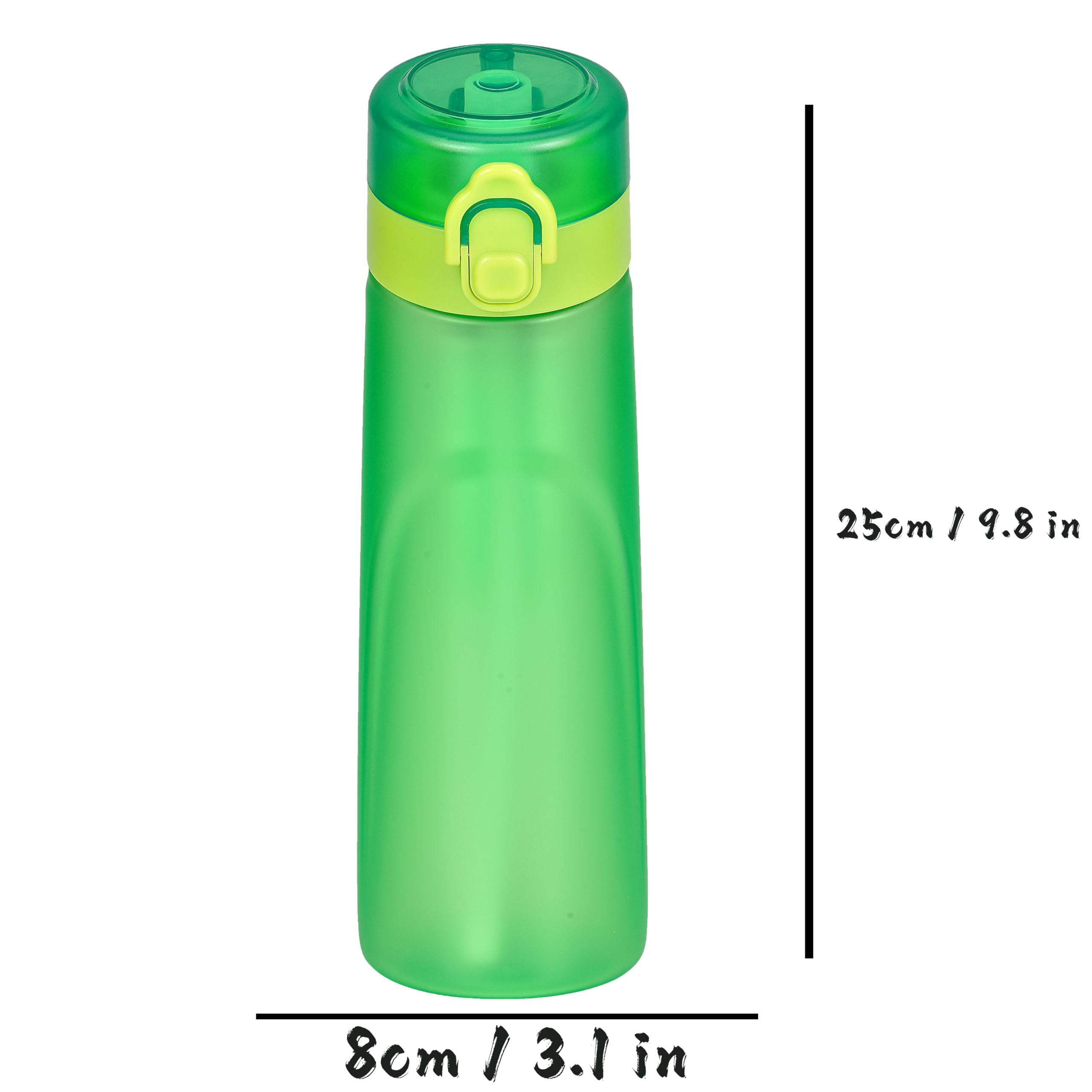 MEETDUMPL Compatible with air up water bottle with pods，Compatible with air up water bottle,Compatible with airup ，Compatible with air up bottle Suitable Gym, Running, Outdoor Sports (Green cup)