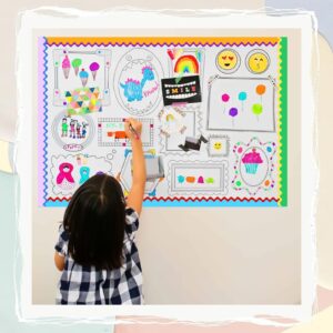 8Pcs Bulletin Board Borders, Borders Classroom Bulletin 264FT, Classroom Borders for Bulletin Board, Bulletin Board Trim Decorate Bulletin Boards Suitable for School Walls, Windows, Door