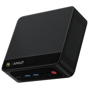 beelink mini pc ser 5 ryzen 5 5700u 8c/16t 8mb cache,up to 4.3ghz,16gb ram 500gb nvme ssd, 4k triple display by hdmi and type-c, wifi 6, bluetooth5.2, zoom, pxe, micro pc gaming computer