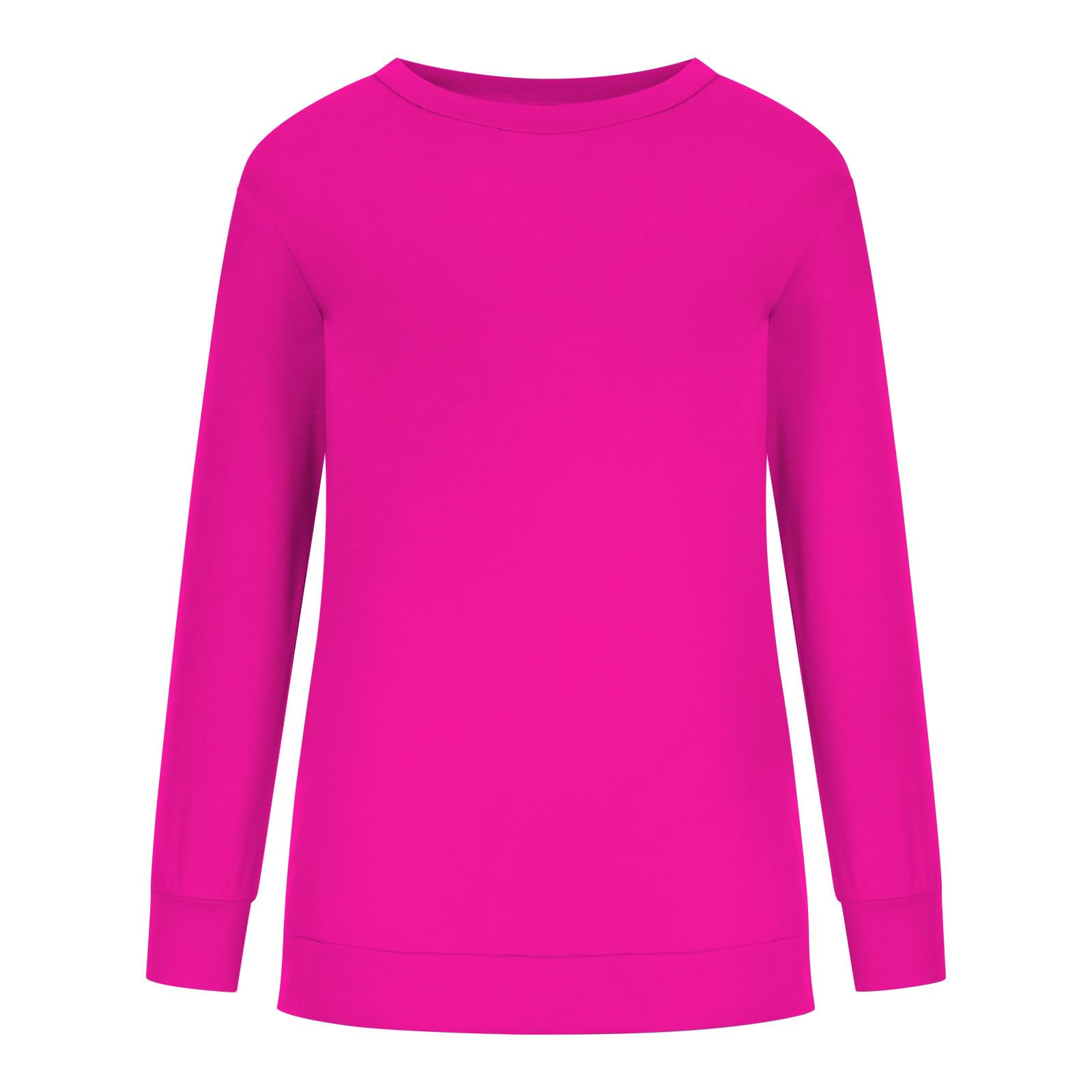 Blczomt amazon mystery boxes for sale unclaimed fleece pullover women oversized sweatshirts plus size sweatshirts for women womens tops dressy casual fall 2023 fleece pullover women Hot Pink L