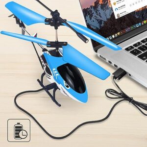 Ynanimery Remote Control Helicopter for Kids Adults, 2.4GHz 3.5 Channel Rc Helicopter Toy with Gyro & LED Light, Perfect Rc Flying Toy for Kids Boys Girls Christmas Birthday Gifts