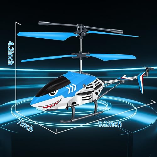 Ynanimery Remote Control Helicopter for Kids Adults, 2.4GHz 3.5 Channel Rc Helicopter Toy with Gyro & LED Light, Perfect Rc Flying Toy for Kids Boys Girls Christmas Birthday Gifts