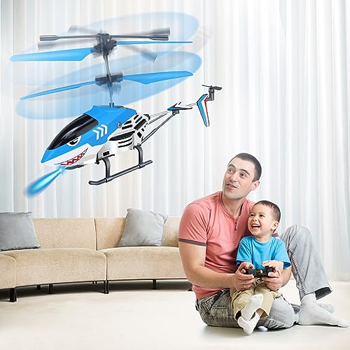 Ynanimery Remote Control Helicopter for Kids Adults, 2.4GHz 3.5 Channel Rc Helicopter Toy with Gyro & LED Light, Perfect Rc Flying Toy for Kids Boys Girls Christmas Birthday Gifts