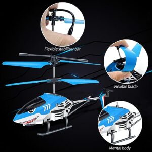 Ynanimery Remote Control Helicopter for Kids Adults, 2.4GHz 3.5 Channel Rc Helicopter Toy with Gyro & LED Light, Perfect Rc Flying Toy for Kids Boys Girls Christmas Birthday Gifts