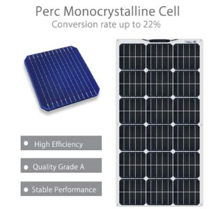 12v Flexible Solar Panel Mono Module Kit(80w/160w/240w/320w), 40a Solar Controller, 12v Battery Power Charging, For Boat, Car, Caravan,160W