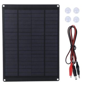 18v 5.5w portable polycrystalline silicon usb solar power cell panel, for outdoor charging car, boats, camping, fishing, hiking