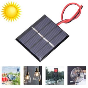 Polysilicon Solar Panel, 4Pcs 0.36W 2V Solar Panel Charging Power Board and Electronic Line for Small Power Appliances, Excellent Transmission