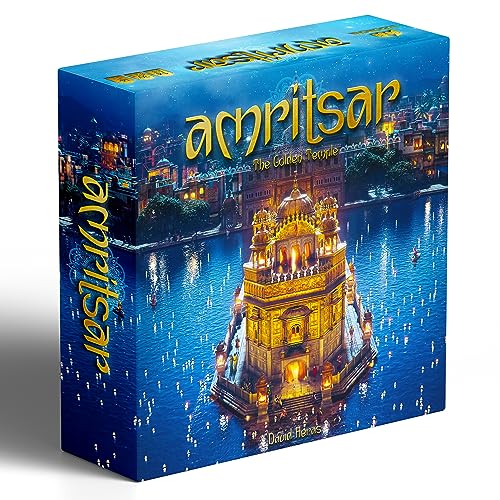 Amritsar:The Golden Temple Board Game - Reconstruct The Sacred Marvel of India! Strategy Game for Kids and Adults, Ages 14+, 1-4 Players, 60-120 Min Playtime, Made by Ludonova