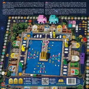 Amritsar:The Golden Temple Board Game - Reconstruct The Sacred Marvel of India! Strategy Game for Kids and Adults, Ages 14+, 1-4 Players, 60-120 Min Playtime, Made by Ludonova