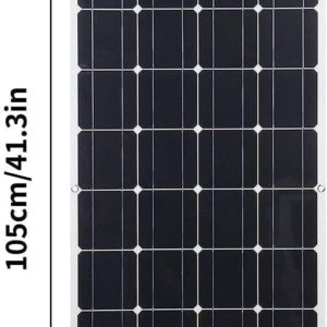 CAJUCA Solar Panel 800W 400W Solar Panel Solar Cells 30A Charger USB Controller Solar Panel Kit Complete Power Charge System Outdoor,800w