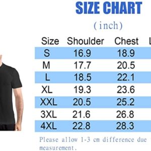 Kingscom Jelly Singer Roll Shirt Men's T-Shirt Classic Short Sleeve Top Fashion Tee X-Large Black