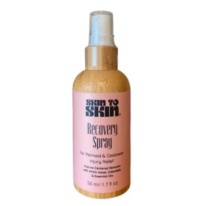 skin to skin recovery spray 50 ml - natural postpartum spray - blend of calendula, witch hazel, and frankincense, perineal spray postpartum