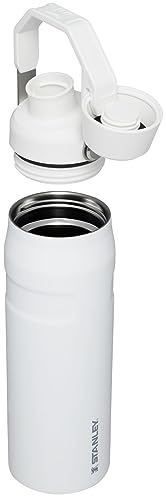 Stanley IceFlow Fast Flow Water Bottle 24 OZ | Angled Spout Lid | Lightweight & Leakproof for Travel & Gym | Insulated Stainless Steel | BPA-Free | Polar