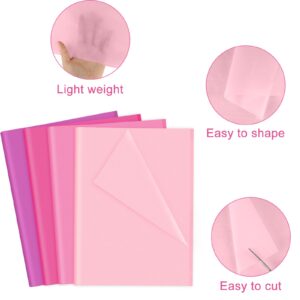 NEBURORA 108Sheets Pink Gift Tissue Paper Valentine's Day Tissue Paper Wrap Tissue for Packaging Presents Crafts Bouquets and Art Craft DIY Floral Birthday Party Festival