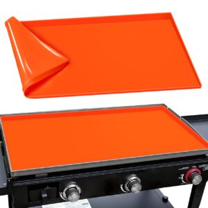 28 Inch Griddle Silicone Mat for Blackstone, Food Grade Heavy Duty Griddle Cover, Protect Blackstone Griddle Buddy from Debris, Rodents, Insects, Dirt and Rust, All Season Reusable Protective Cover